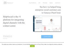 Tablet Screenshot of helpsocial.com
